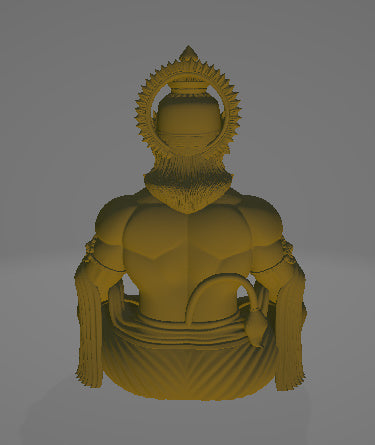 Hanuman Ji Idol | Golden Finish